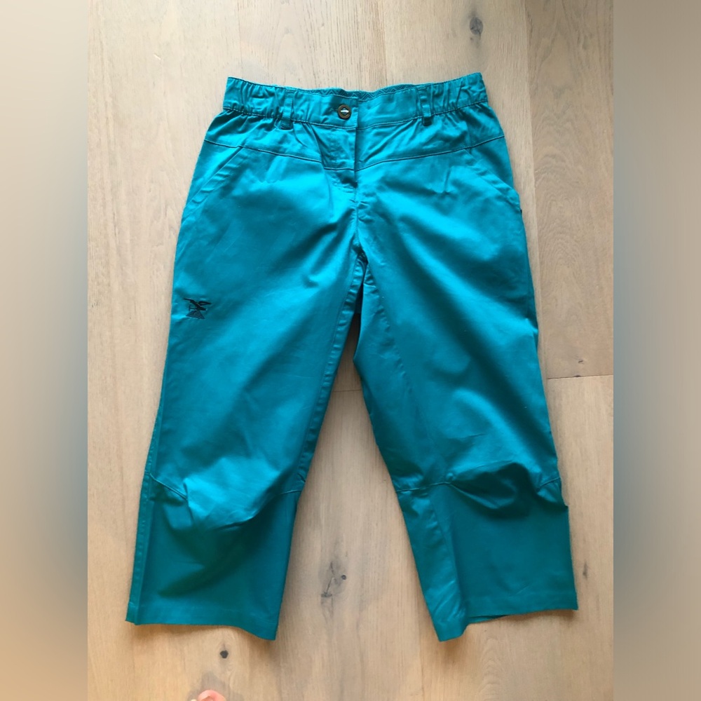 Decathlon Simond Rock Climbing Capris Women Vibrant Blue